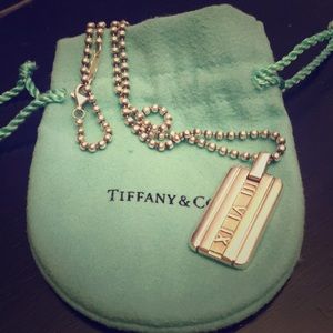 Authentic Tiffany & Co Sterling Atlas necklace